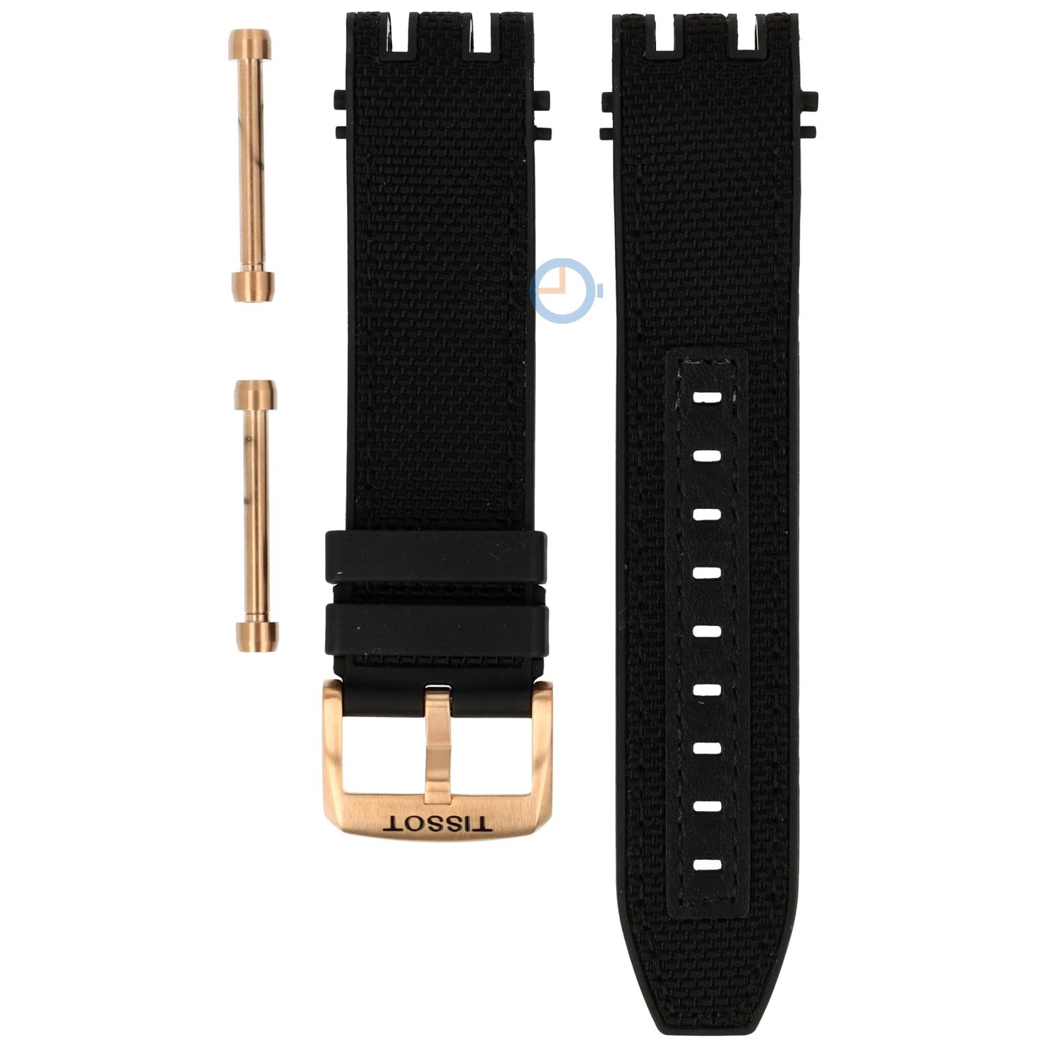 Tissot Uhrenarmband T1154173705700 schwarz kautschuk