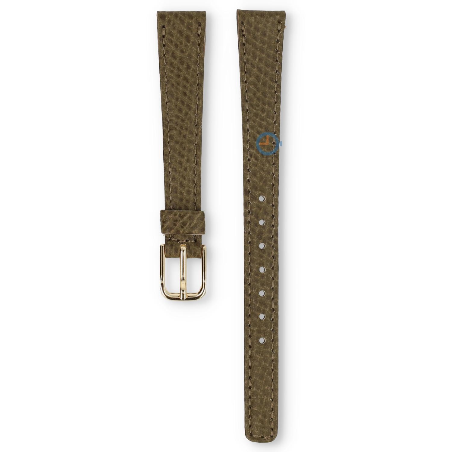 Universal 12mm mosgrünes Leder Uhrenarmband - Pulsar