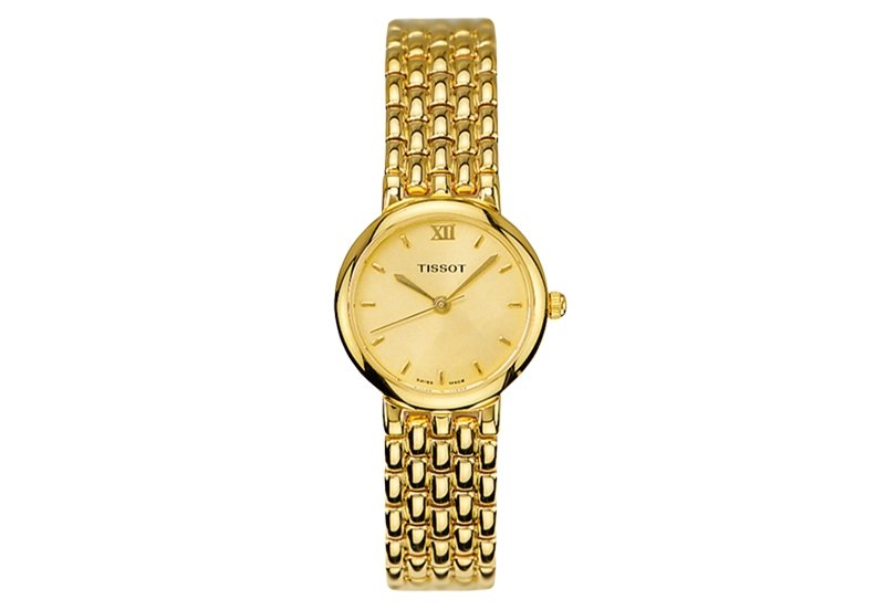 Original Tissot Armband T38528521A - gelb-gold