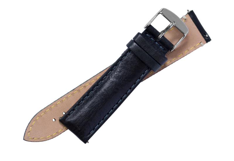 Fromanteel Uhrenarmband Leder dunkelblau