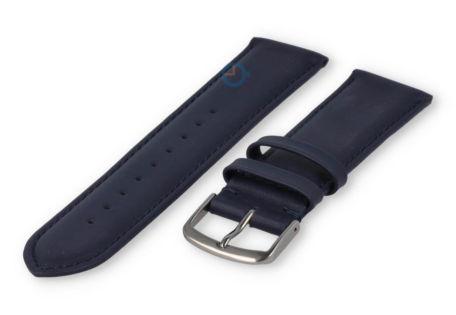 Ungerade Größe Uhrenarmband Leder - 23mm - marineblau