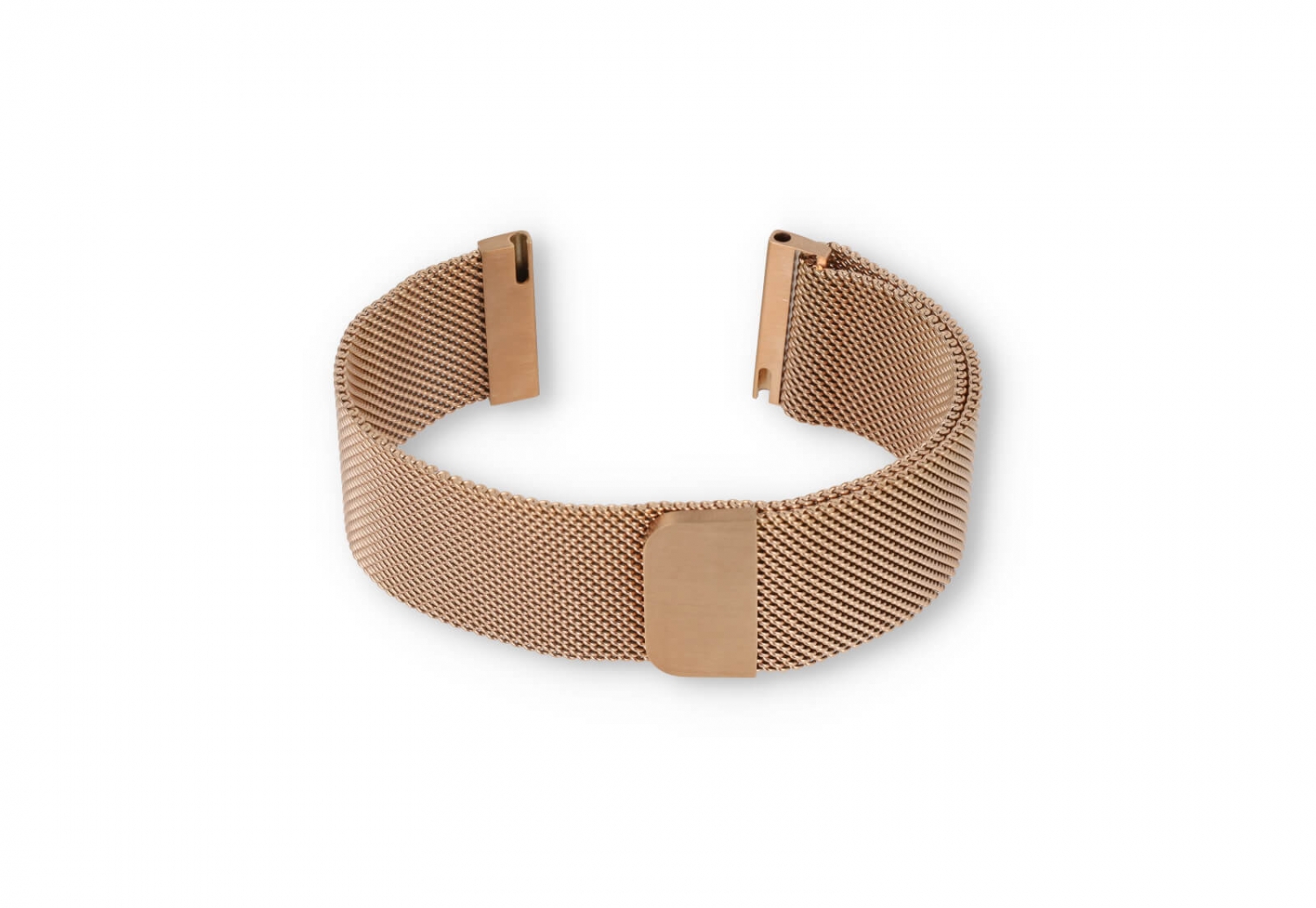 Milanese 22mm horlogeband - Roségoud