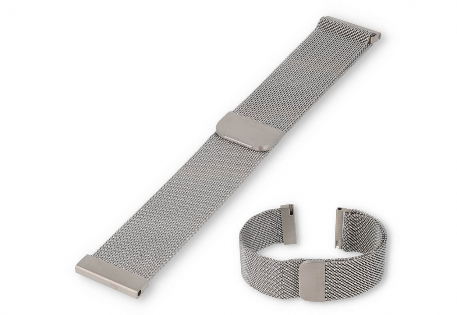 Mailänder 20mm Uhrenarmband - Silber