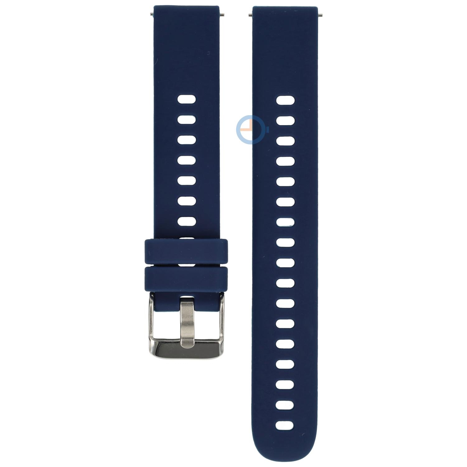 16mm Silikon Uhrenarmband - blau