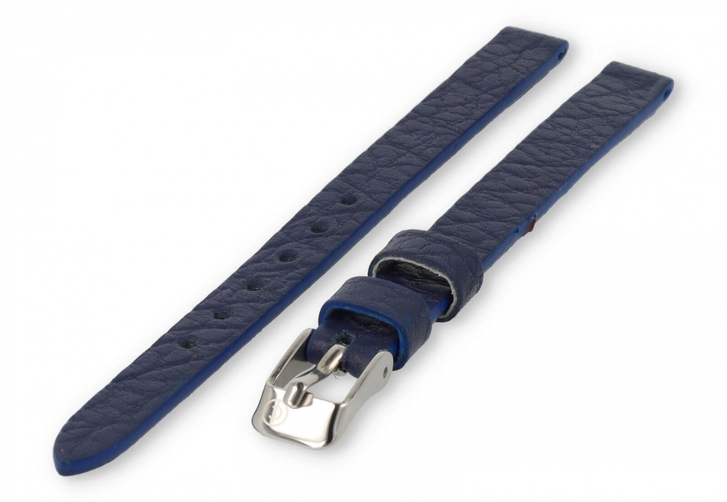Uhrenarmband 8mm Dunkelblau Brüffelleder