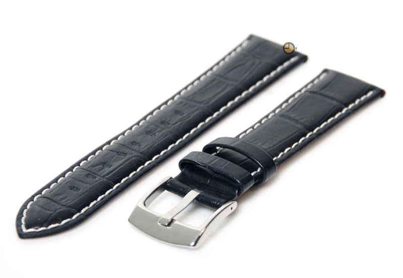 Midnight blue Uhrenarmband - 24mm Leder