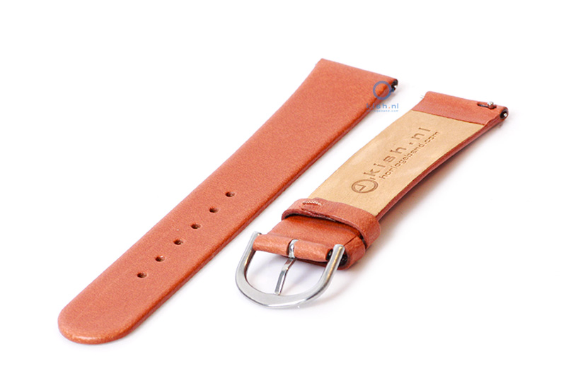 Kish Premium horlogeband 20mm naadloos leer
