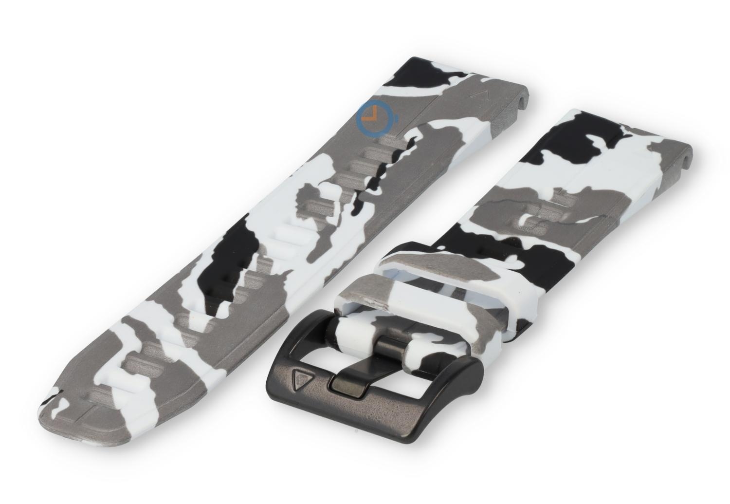 Quick Fit band Garmin Fenix 7 - camouflage - weiß