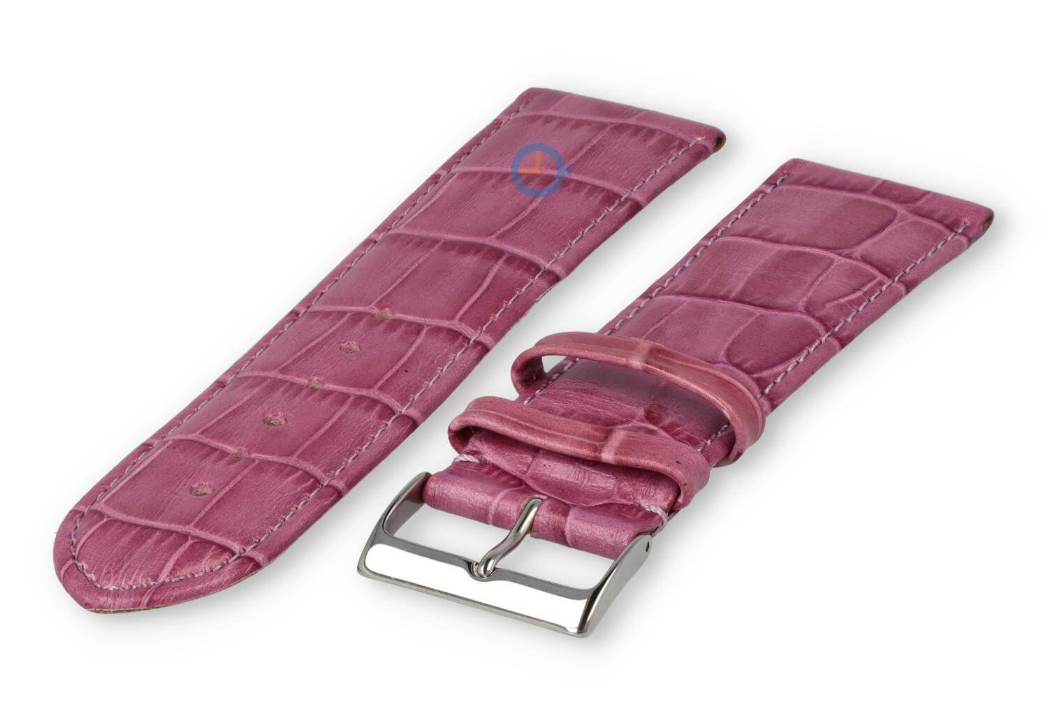 XL Uhrenarmband aus Kalbsleder - 26mm - blackberry
