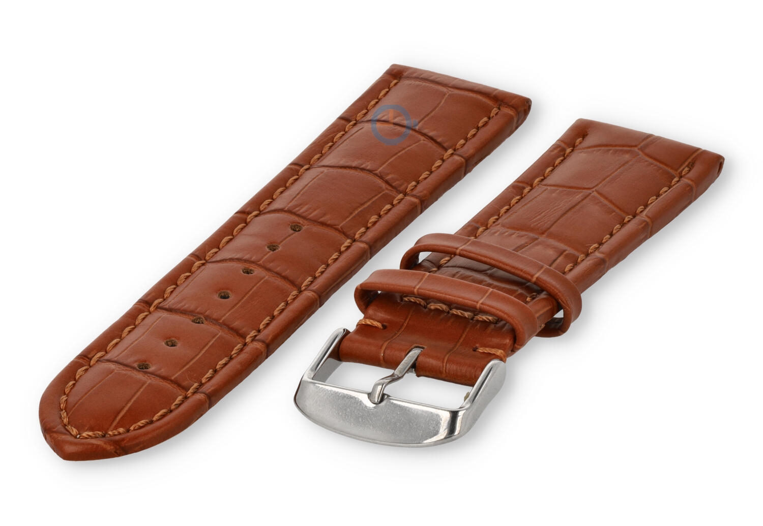 Starkes Uhrenarmband aus Kalbsleder - 26mm - braun