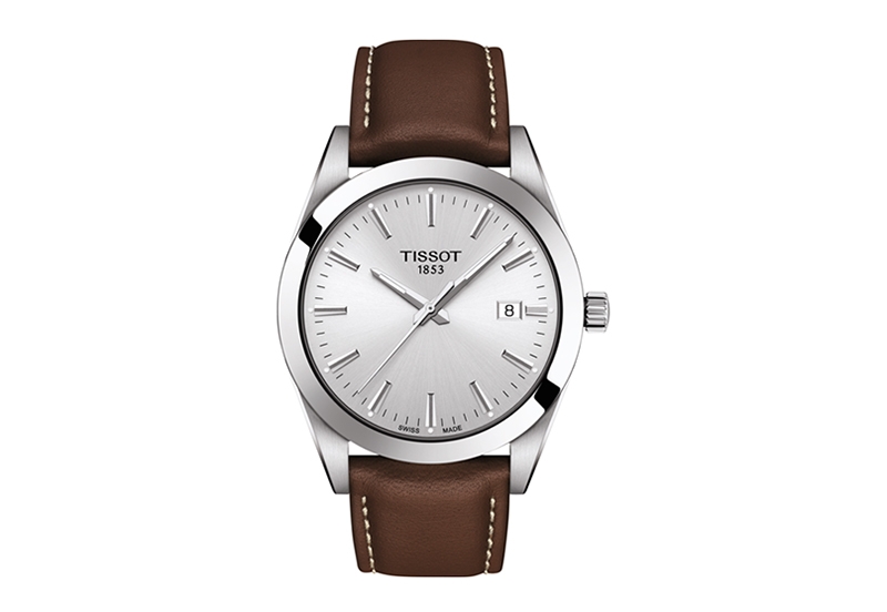 Tissot Uhrenarmband T1274101603100 braun Leder