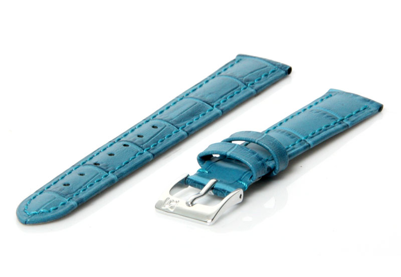 Uhrenarmband 16mm Trürkis Leder