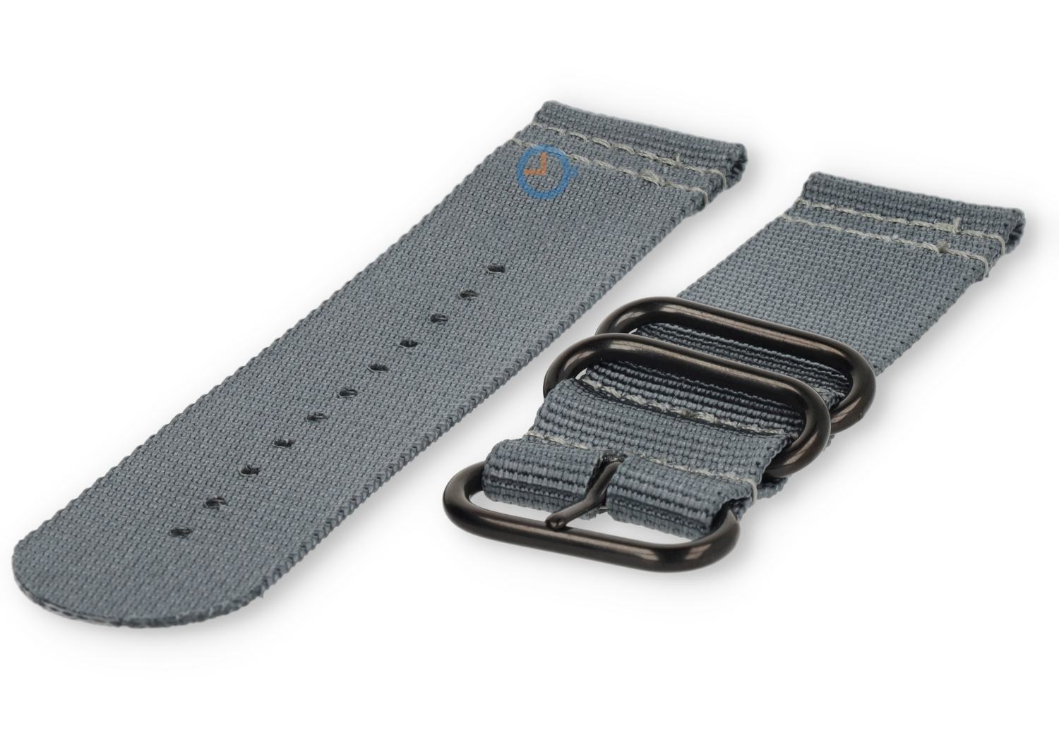 Two-piece Nylon Band - grau - 26mm