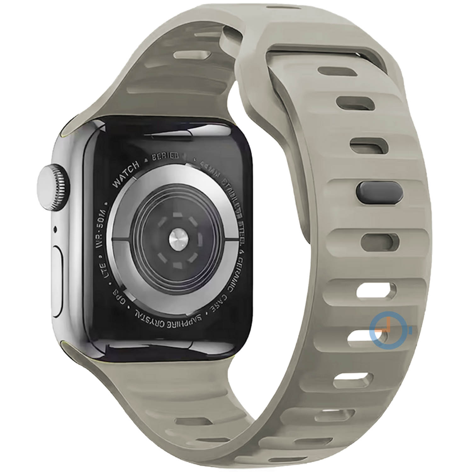 Silikon armband Apple Watch 45mm - beige