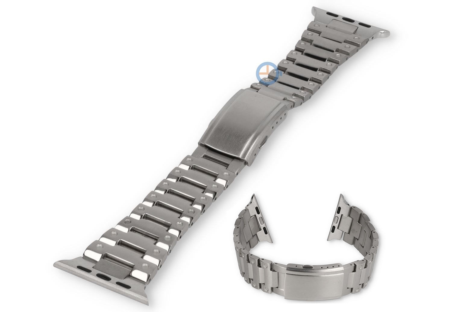 G-Shock style band Apple Watch 49mm - silber