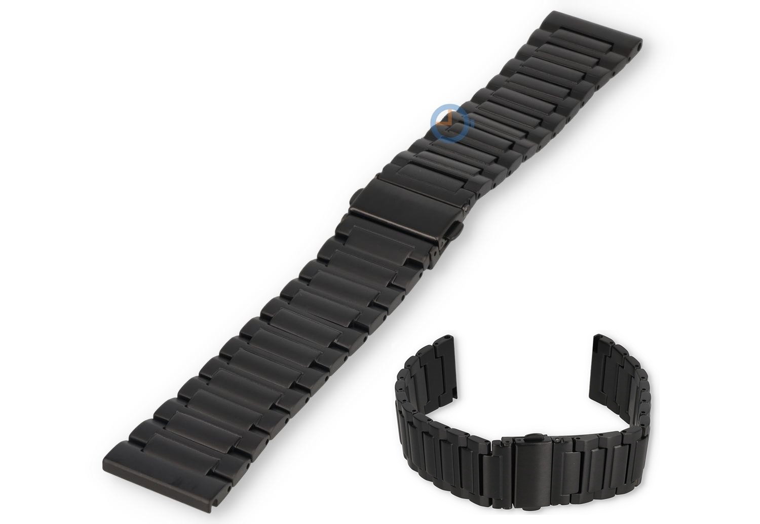 22mm Quick-Switch Uhrenarmband - mattschwarz