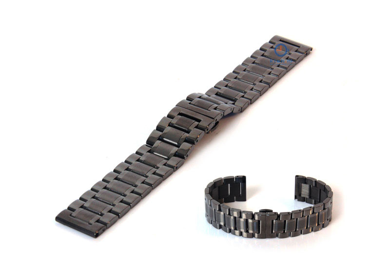 Uhrenarmband 22mm Stahl - grau