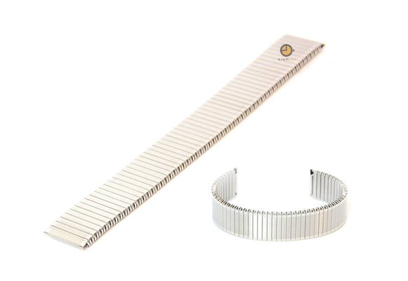 14mm Edelstahlzugband - silber