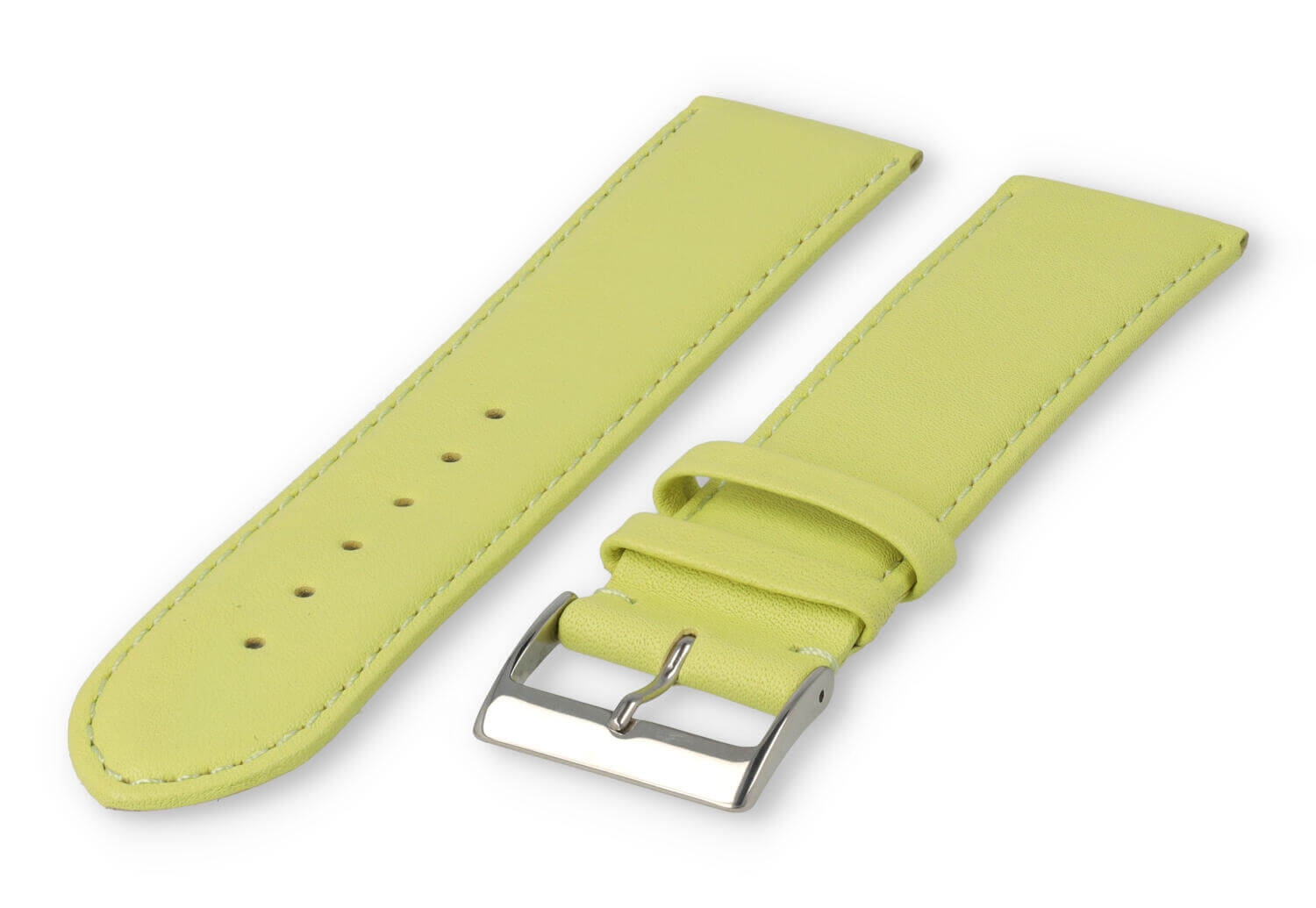 XL glatt Lederband - 26mm - Limette
