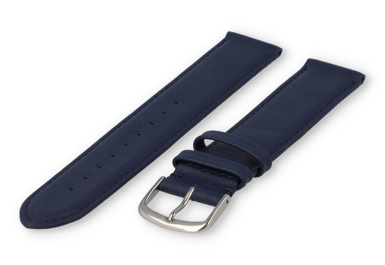 XL glatt Lederband - 22mm - dunkelbraun