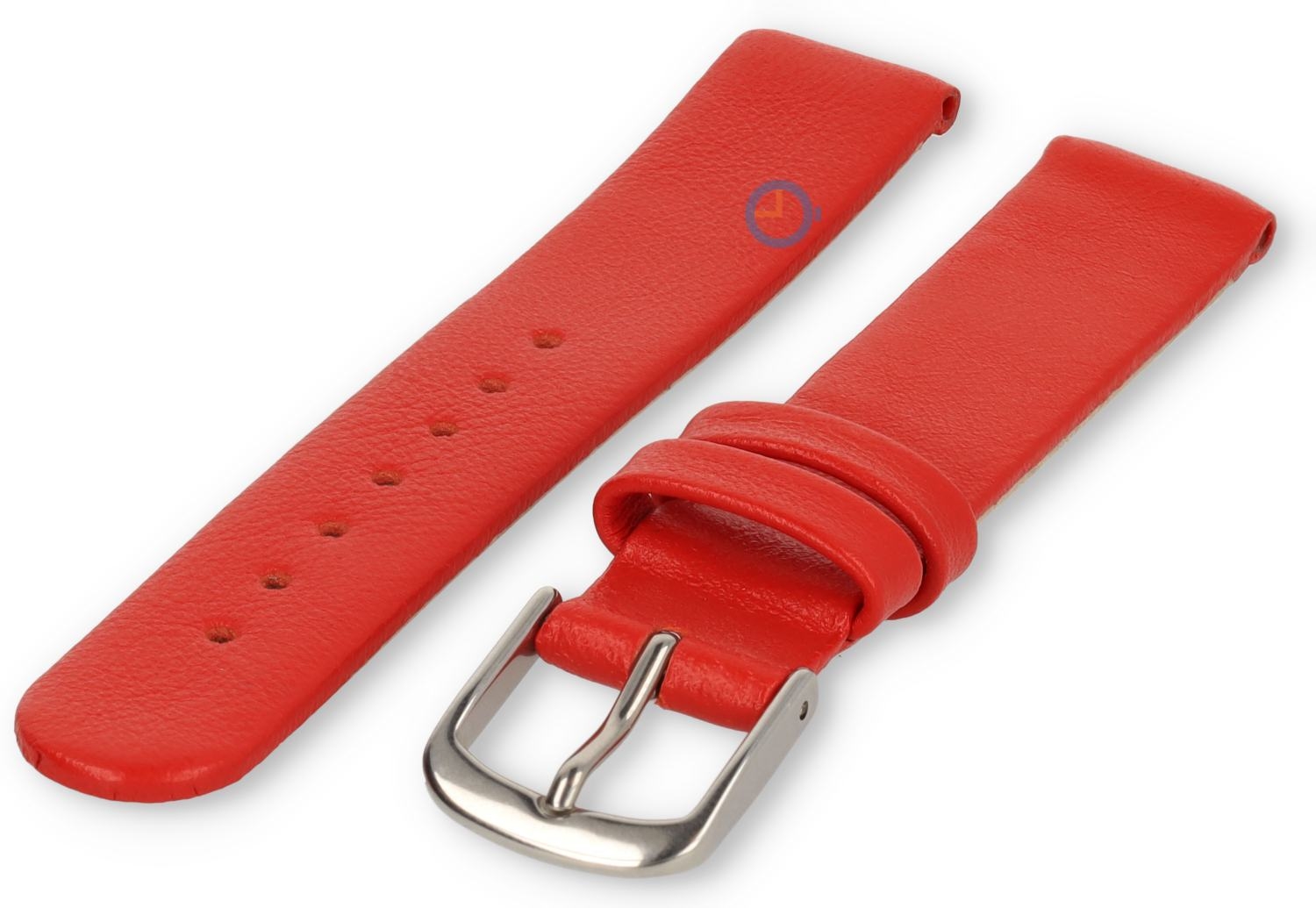 Kinder Uhrenarmband - 16mm - Erdbeer-rot