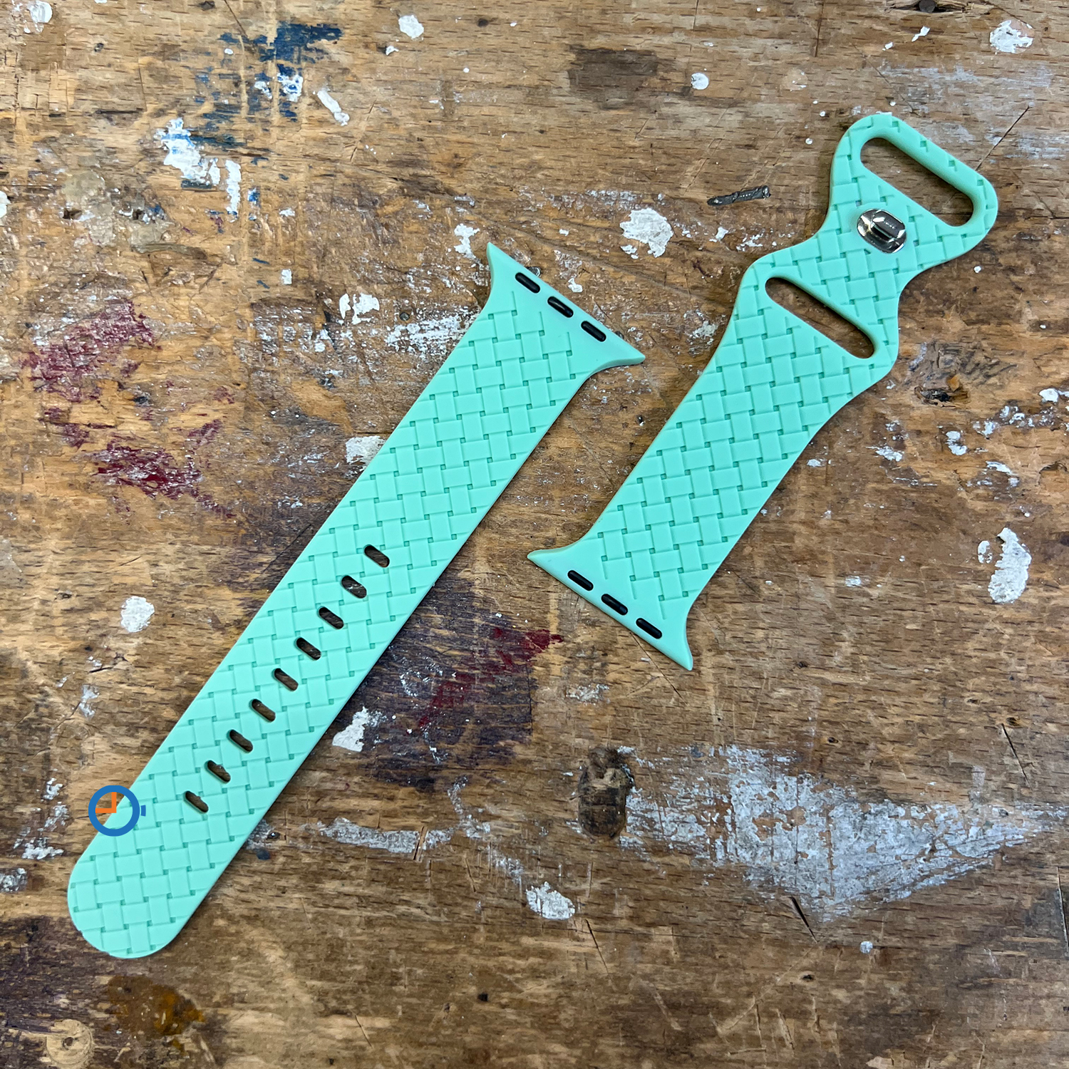 Silikon armband - Apple Watch 41mm - minze