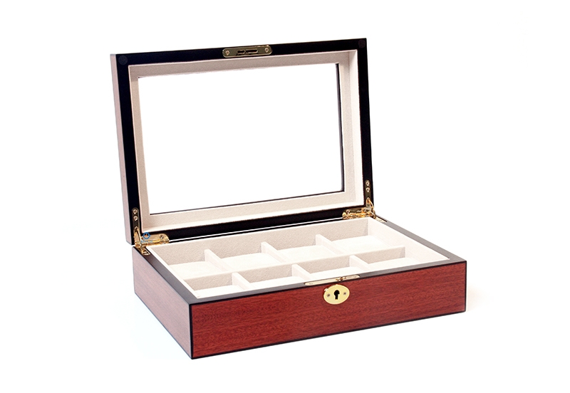 Uhrenbox für 8 Uhren-Cherry Matt