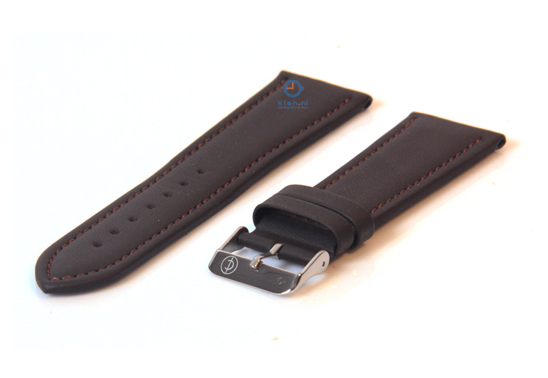 Uhrenarmband 30mm dunkelbraun Leder