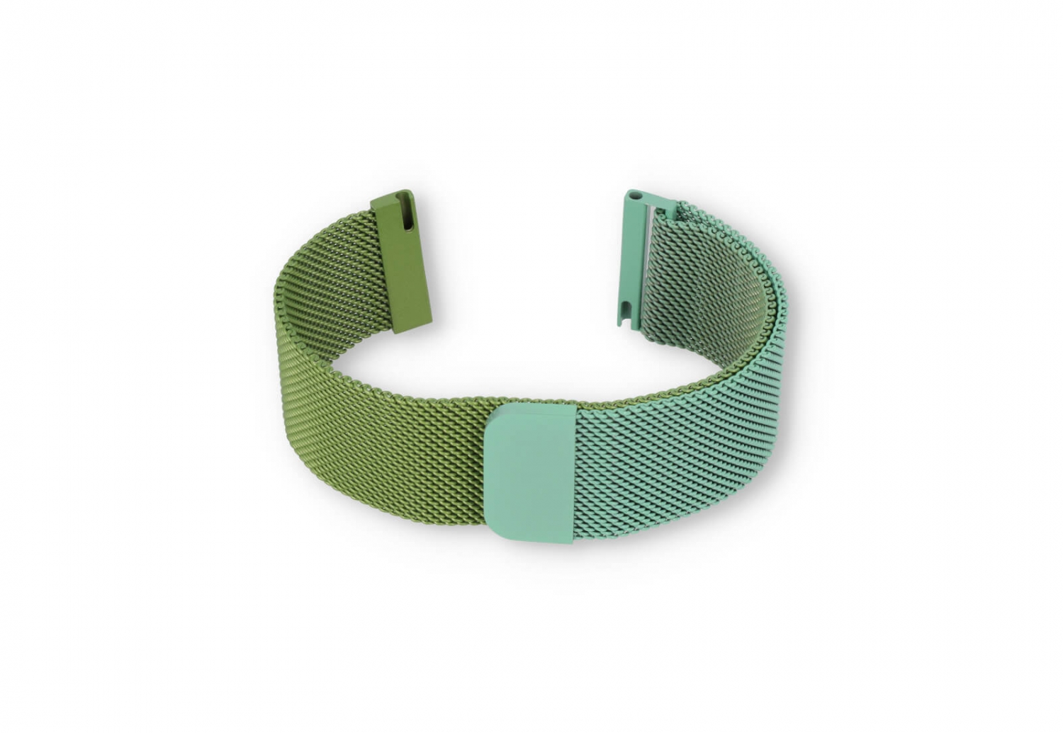 Milanese 20mm horlogeband - groen/mintgroen