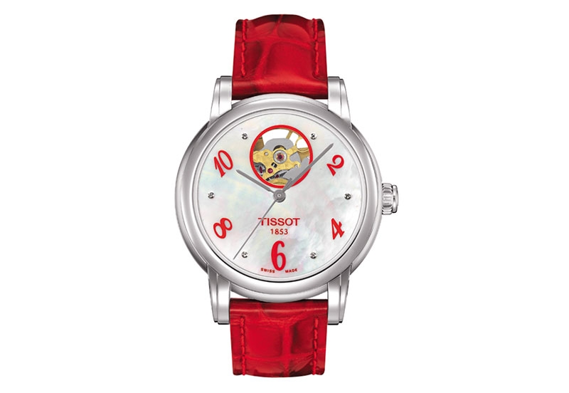 Tissot Uhrenarmband T0502071611603 rot Leder - XL