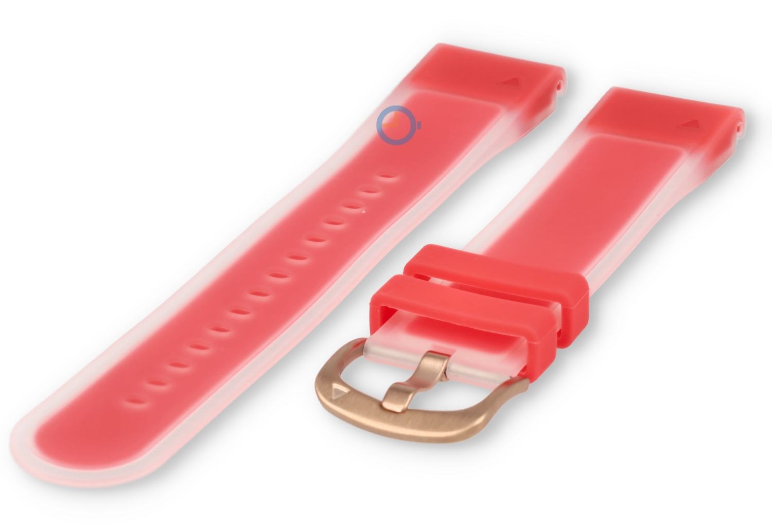 Durchsichtiges Band Garmin Fenix 8 (43mm) - red