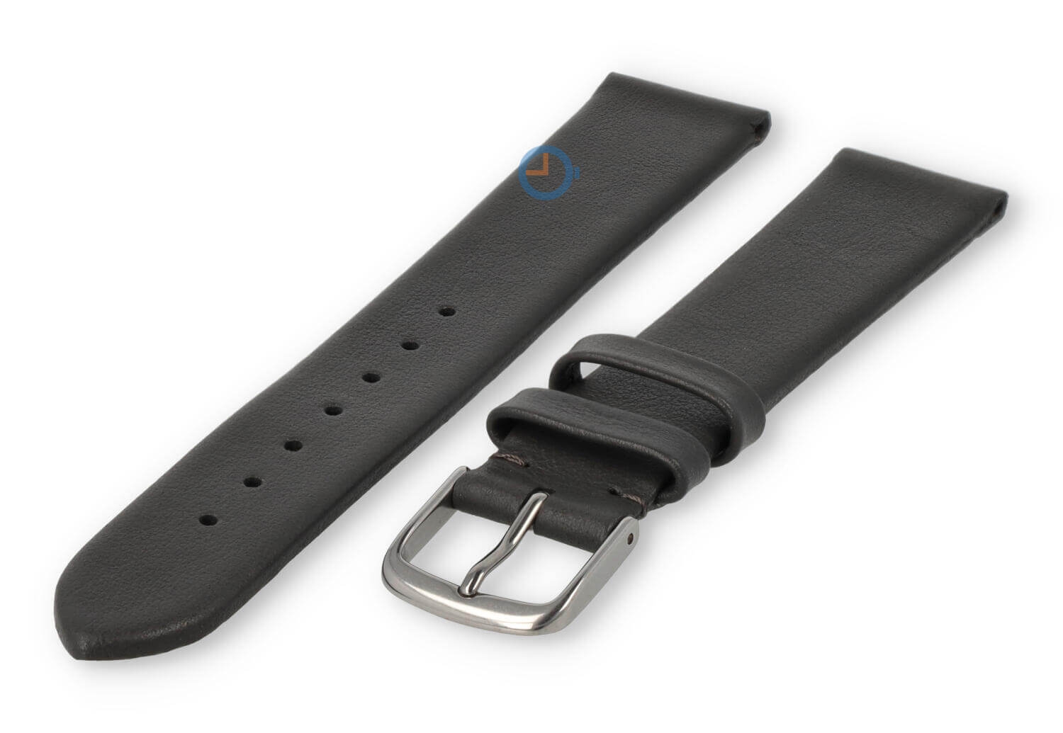 Nahtloses und glattes Uhrenarmband 16mm - dunkelgrau