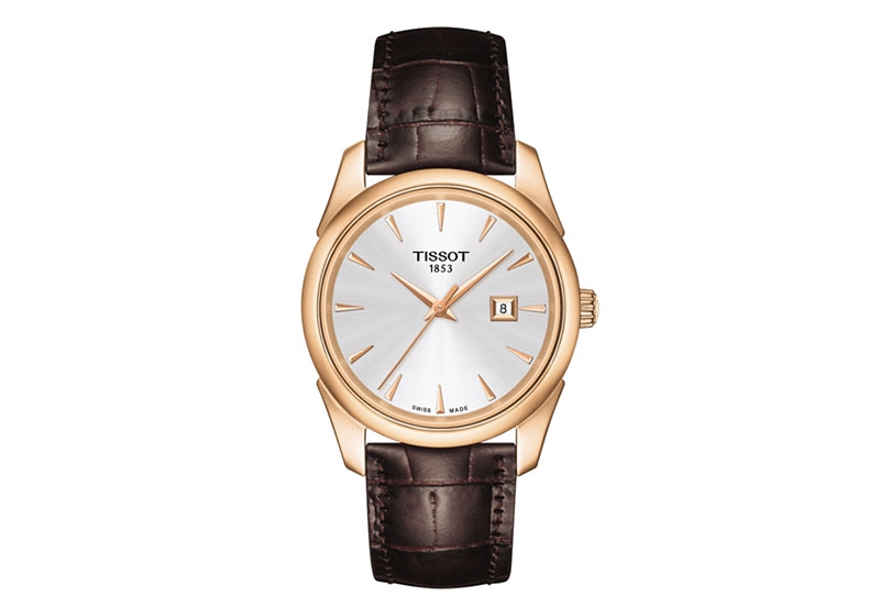 Tissot Uhrenarmband T9202107603100 braun Leder