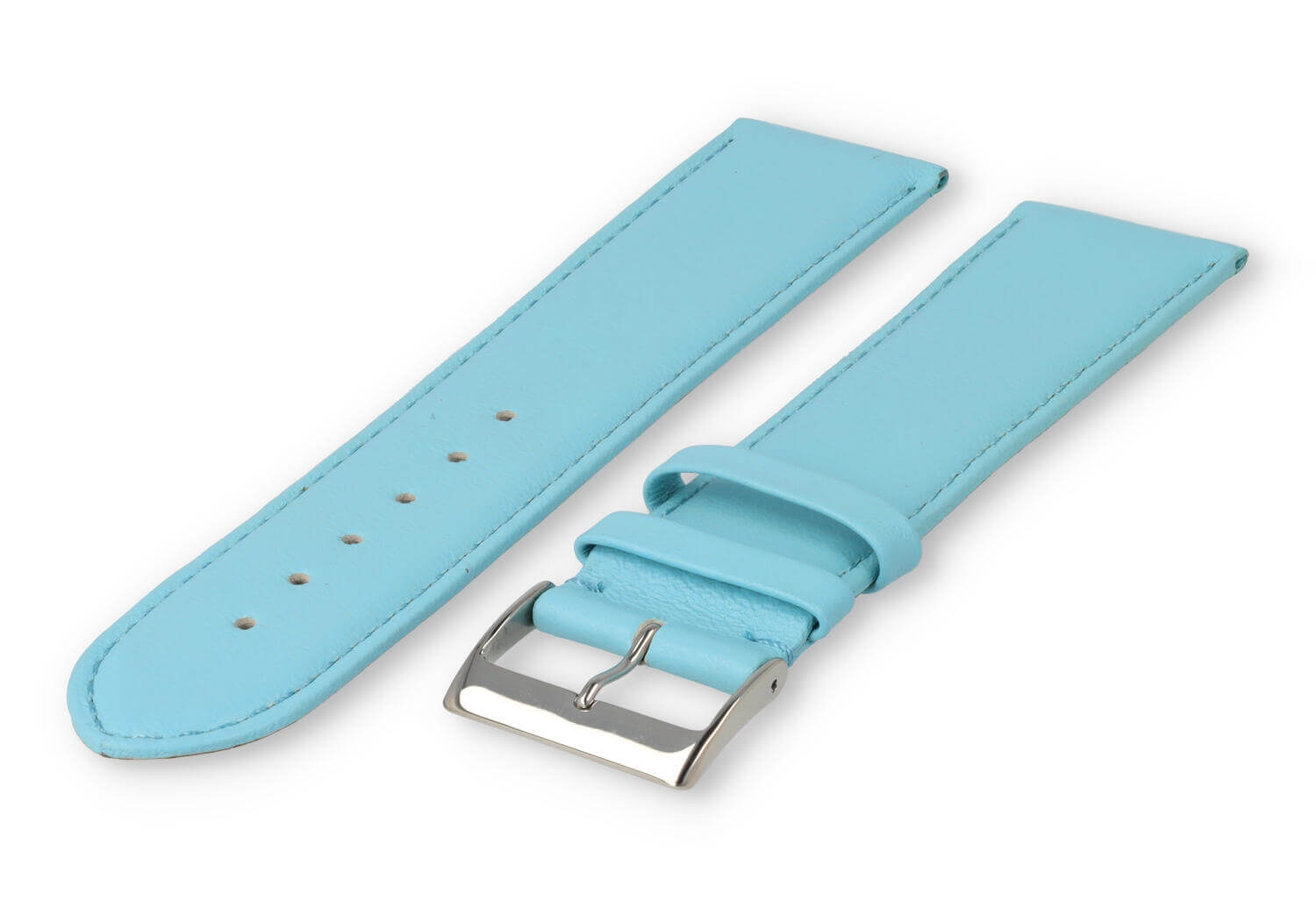 XL glatt Lederband - 26mm - laguna