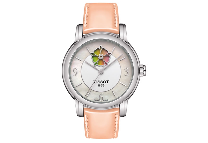 Tissot Uhrenarmband T0502071611700 orange Leder