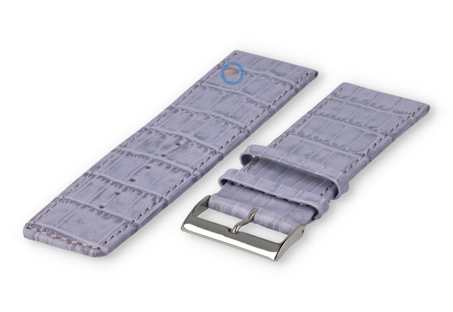 Luxus Kroko Uhrenarmband - 30mm - lavendel