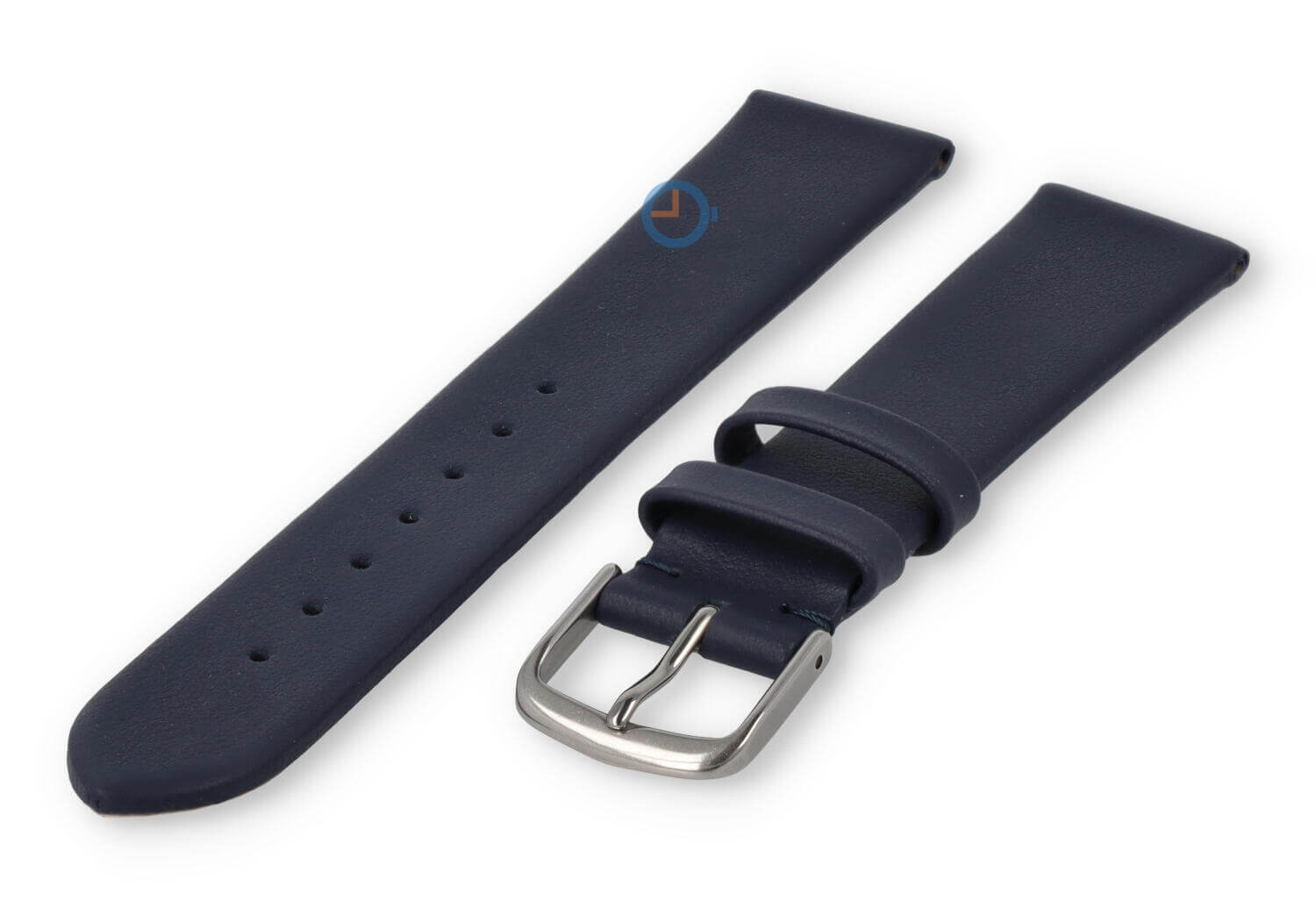 Nahtloses und glattes Uhrenarmband 16mm - dunkelbraun