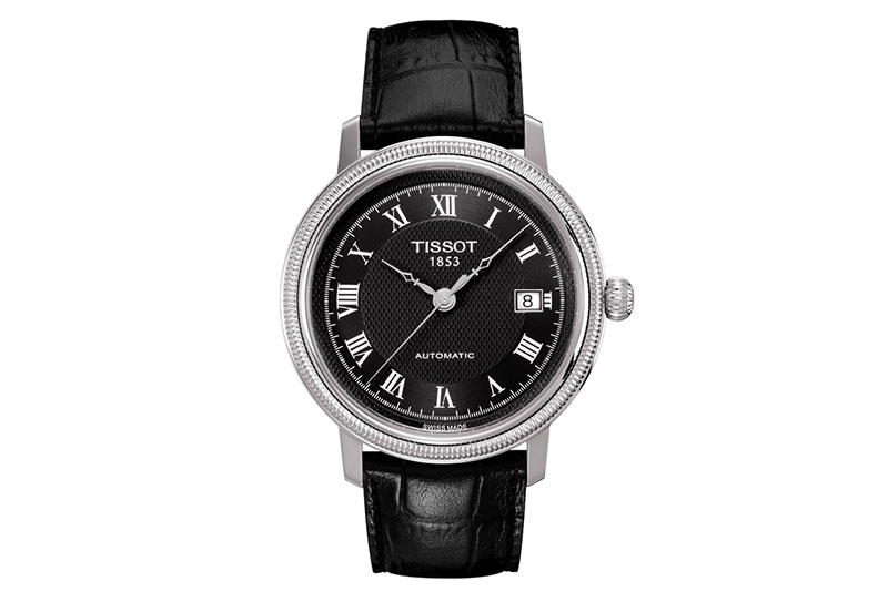 Tissot Uhrenarmband T0454071605300 schwarz Leder