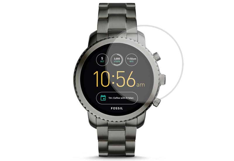Fossil Q Explorist Displayschutzfolien