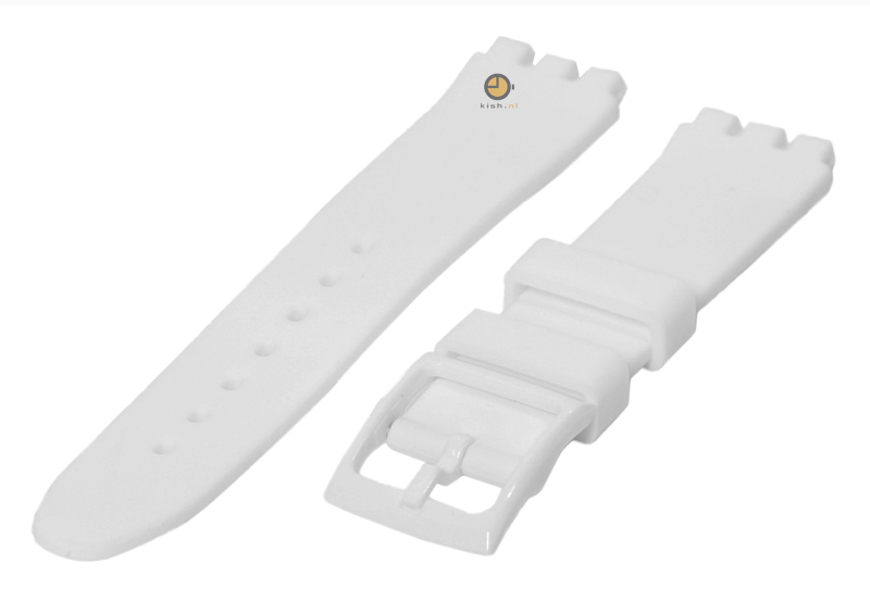 Swatch Uhrenarmband 16.50mm Weiß