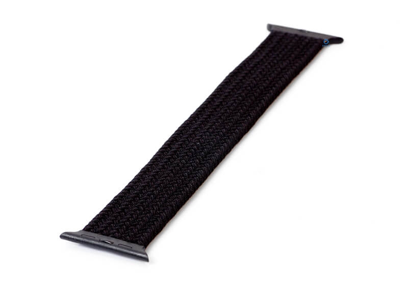 Apple geflochtenes solo Loop schwarz - 38/40/41/42mm (NO.8)
