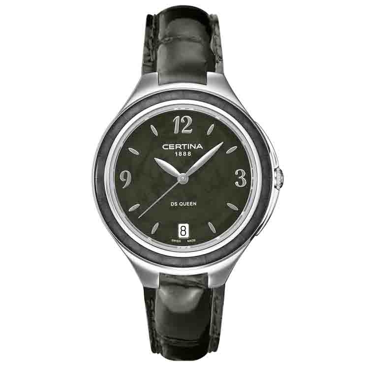 Certina Band C0182101605700A 17/14mm grau Leder