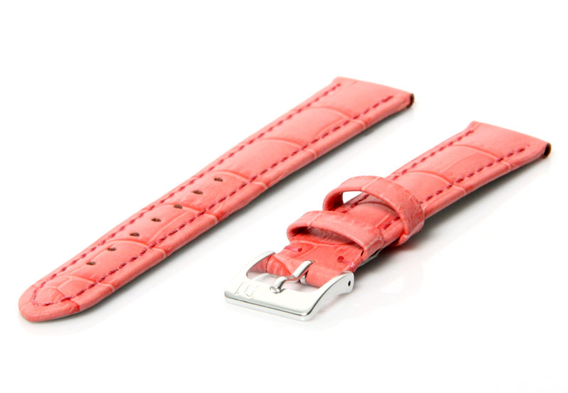 Uhrenarmband 16mm Rosa Leder