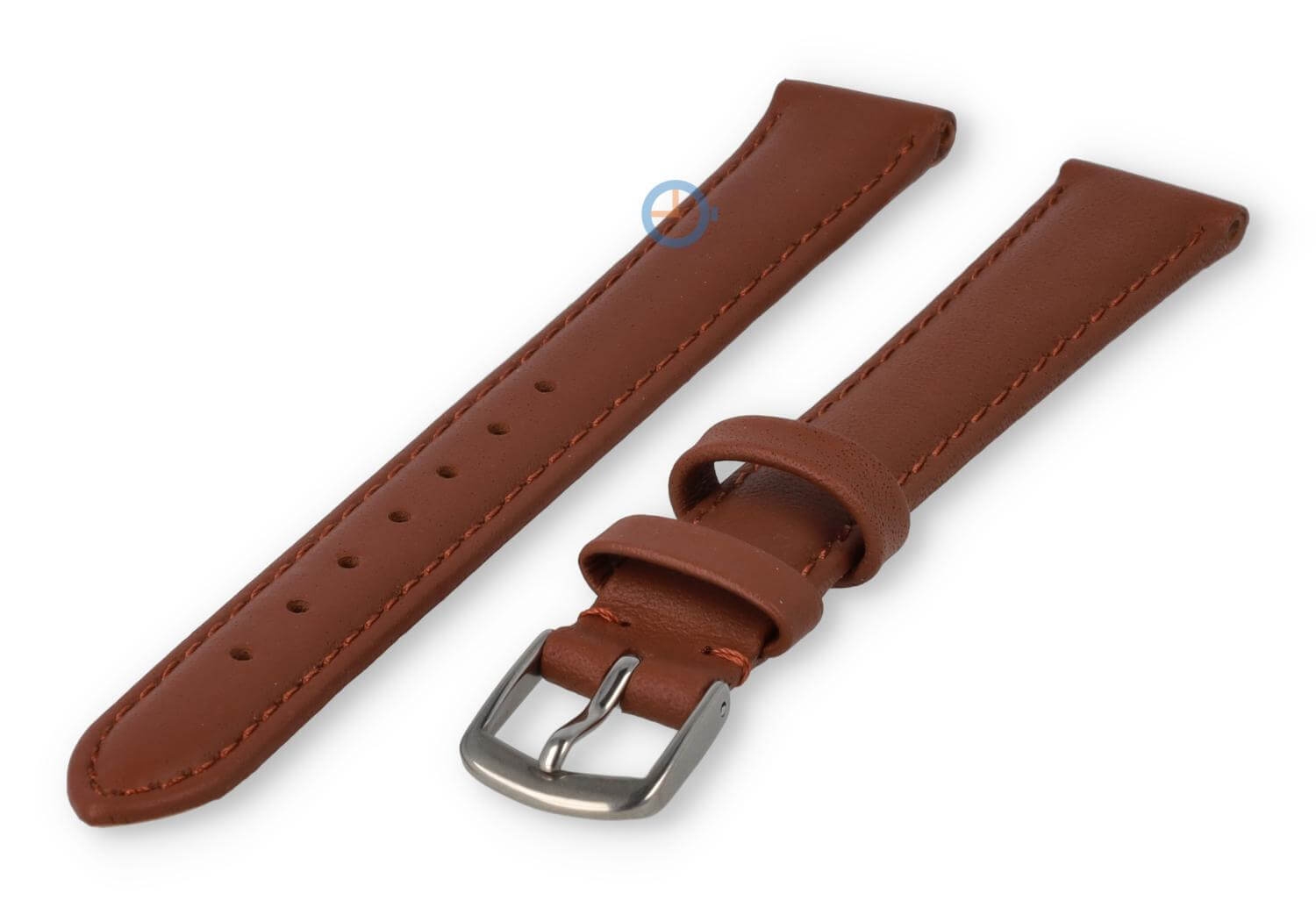 XL glatt Lederband - 14mm - rostbraun