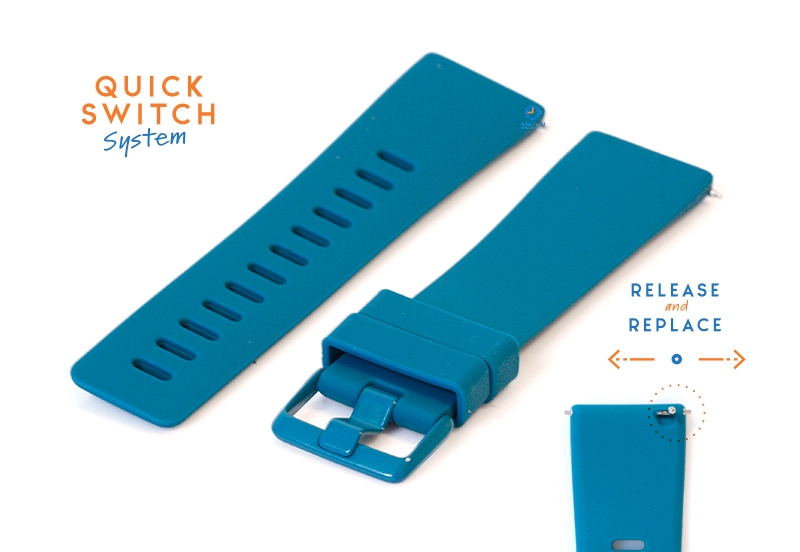 Silikon Uhrenarmband - 23mm seegrÃ¼n