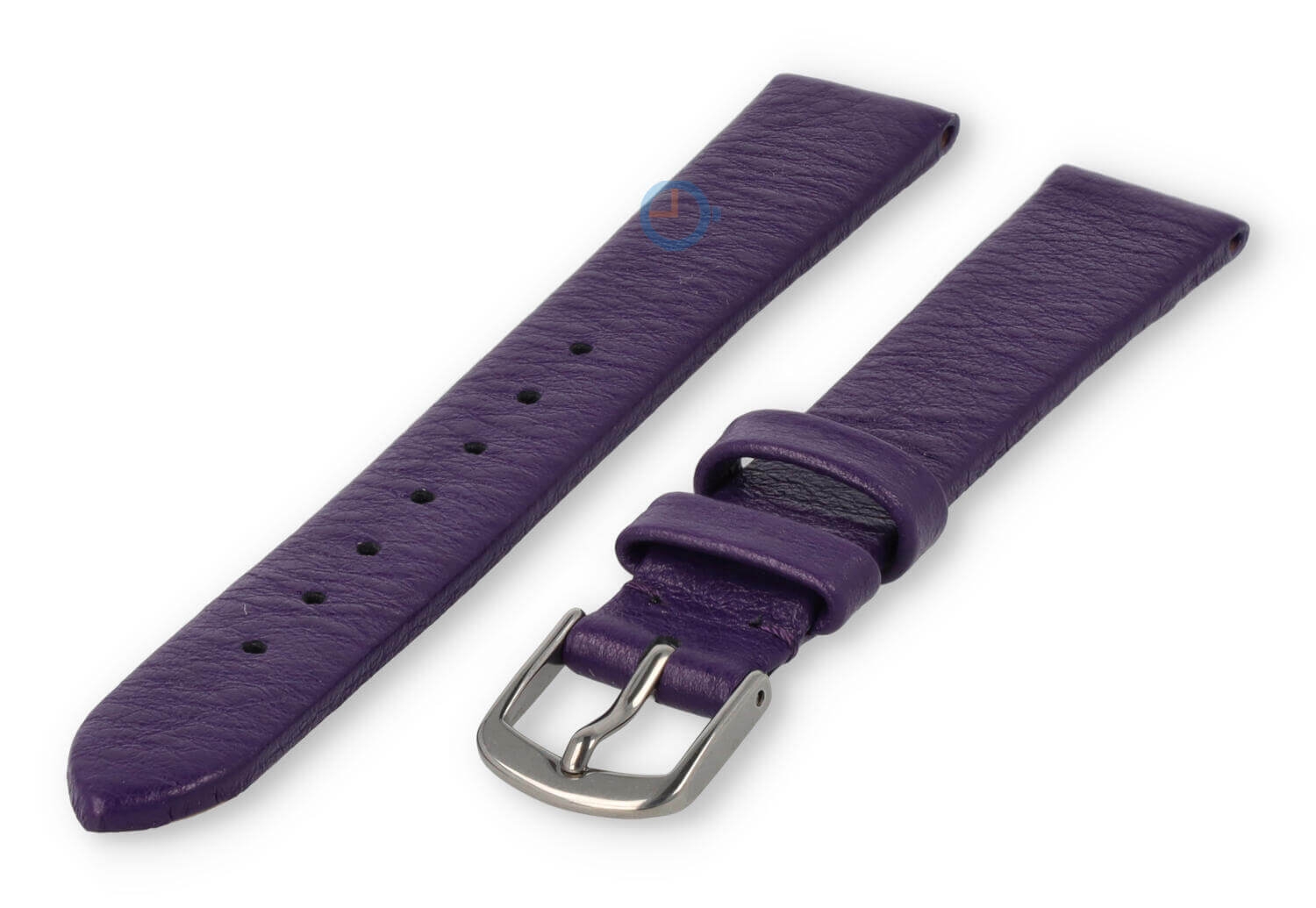 Nahtloses und glattes Uhrenarmband 14mm - aubergine