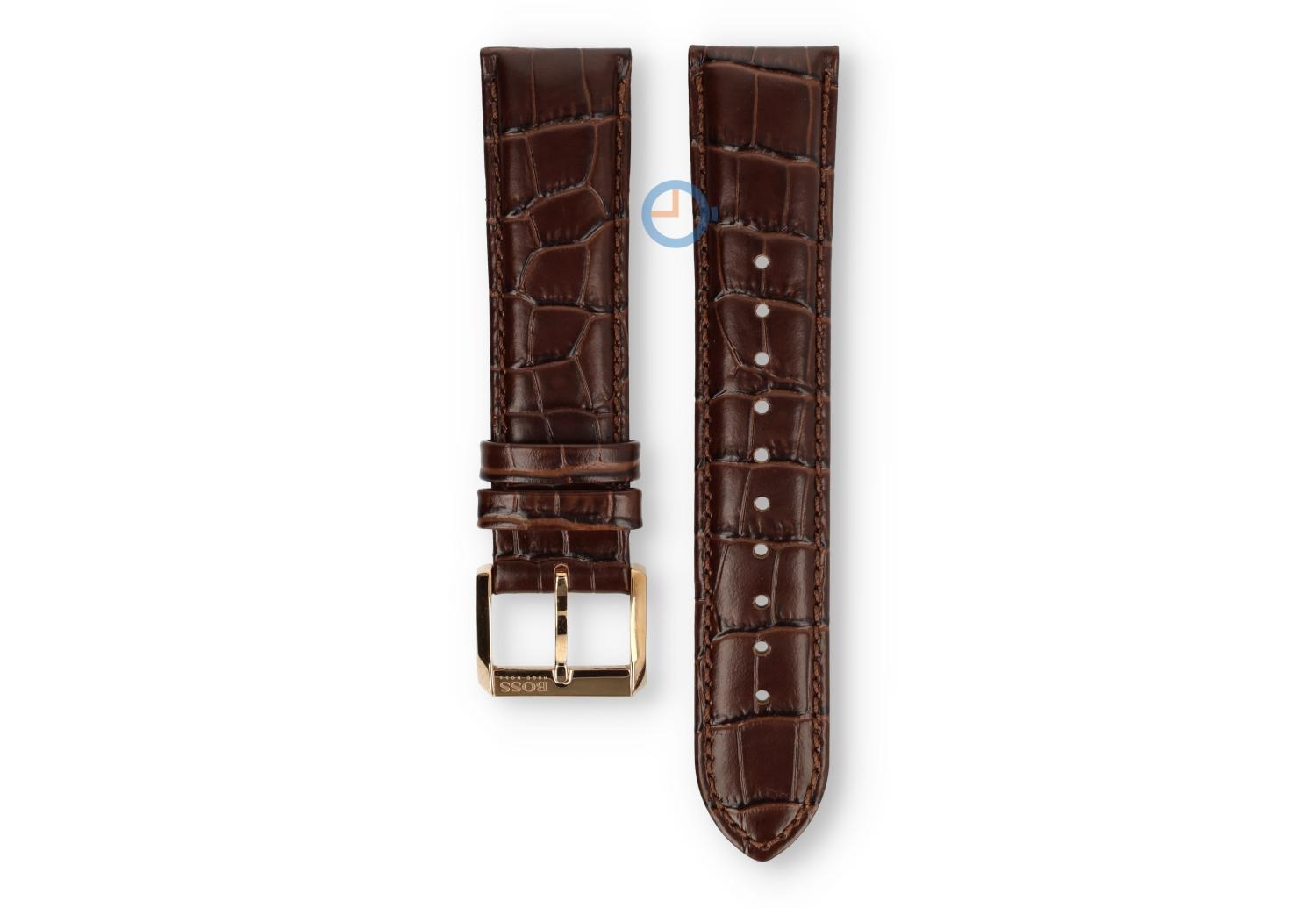 Hugo Boss 22mm Uhrenarmband - dunkelbraun