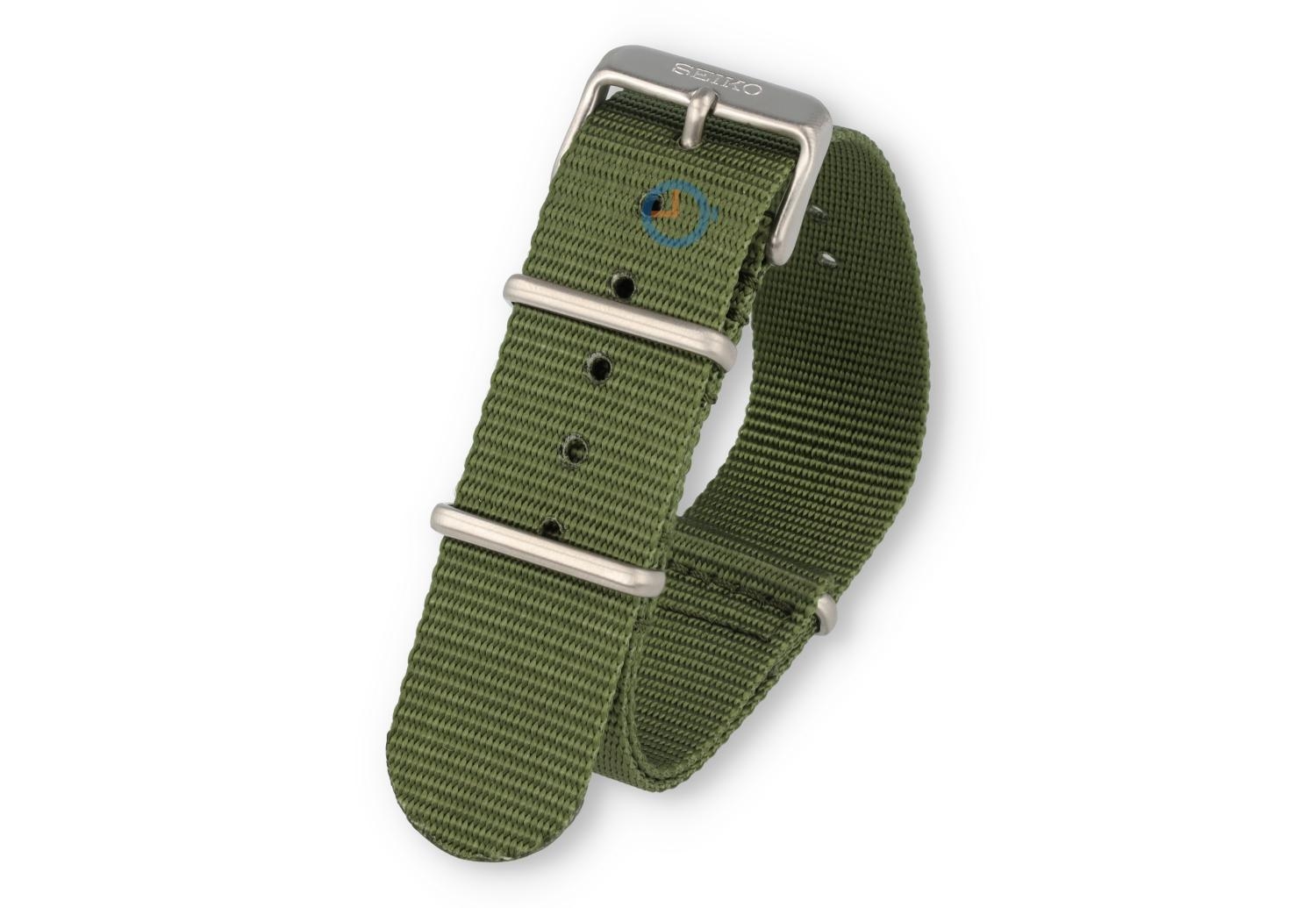 Seiko 5 Sports Nato band - 22mm - Deep Green