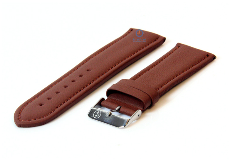 Uhrenarmband 26mm hellbraun Leder