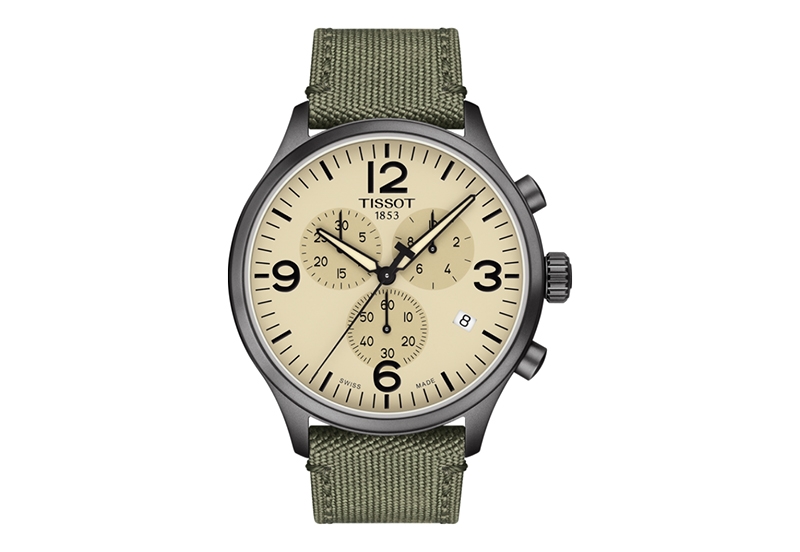 Tissot horlogeband T116617 groen nylon